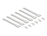 DeLOCK 88031 kabelorganisator Skrivebord Kabelholder Sort 2 stk