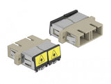 DeLOCK 86894 fiber adapter SC/SC 1 stk Beige