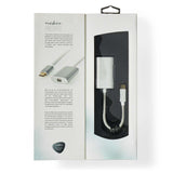 Nedis CCTB64580AL02 videokabel adapter 0,2 m USB Type-C Mini DisplayPort Sølv