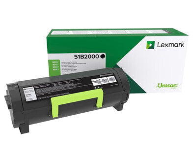 Lexmark 51B2000 tonerpatron Original Sort