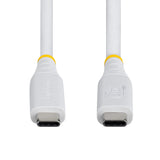 StarTech.com CC1M40GUSB4TPW USB-kabel USB4 Gen 3x2 1 m USB C 40 Gbit/sek. 240 W Hvid