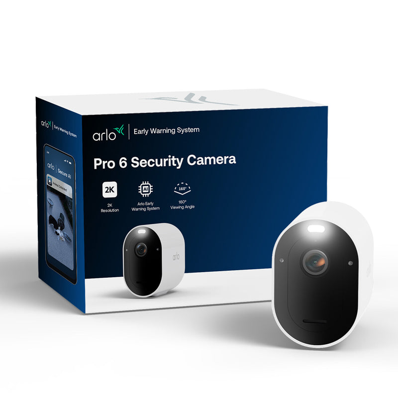 Arlo Pro 6 SINGLE CAM X1 IP-sikkerhedskamera Indendørs & udendørs 2560 x 1440 pixel Loft/væg