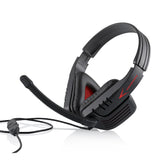Modecom MC-823 Ranger Headset Ledningsført Spil Sort, Rød