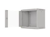 Lanberg WF03-5309-10S stativ 9U Vægmonteret stativ Sort