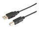 Prokord USB-0043 USB-kabel USB 2.0 5 m USB A USB B Sort