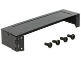 DeLOCK 43303 stativ 1U Vægmonteret stativ Sort