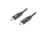 Lanberg CA-CMCM-40CU-0005-BK USB-kabel USB 2.0 0,5 m USB C 0,48 Gbit/sek. 60 W Sort