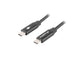 Lanberg CA-CMCM-40CU-0005-BK USB-kabel USB 2.0 0,5 m USB C 0,48 Gbit/sek. 60 W Sort