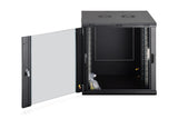 Digitus DN-37111 stativ 12U Vægmonteret stativ Sort