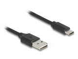 DeLOCK 90133 USB-kabel USB 2.0 0,8 m USB A 480 Gbit/sek. Sort