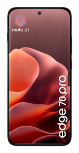Motorola edge 70 pro 17,2 cm (6.78") Dual SIM Android 16.0 5G USB Type-C 8 GB 256 GB 6500 mAh Bordeaux