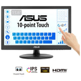 ASUS Touch VT169HE computerskærm 39,6 cm (15.6") 1920 x 1080 pixel Fuld HD LED Berøringsskærm Bordplade Sort
