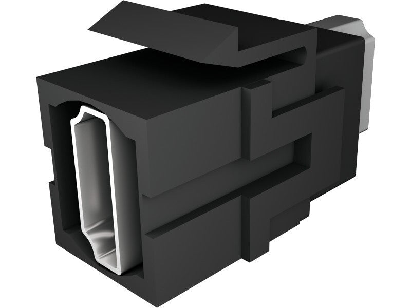 Bachmann 918.041 stikkontakt HDMI Sort