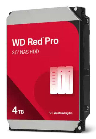 Western Digital Red Pro harddisk 4 TB 7200 rpm 256 MB 3.5" Serial ATA III