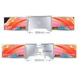 Extralink Smart Life S400 14\" | Nešiojami nešiojamojo kompiuterio monitoriai | 2 monitoriai, IPS, 1080p Full HD computerskærm