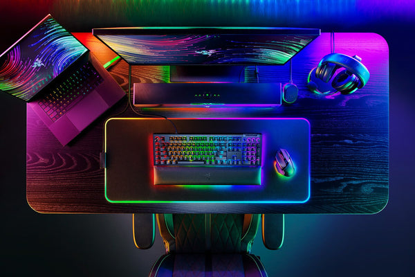 Razer BlackWidow V4 Pro tastatur Spil USB QWERTZ Tysk Sort