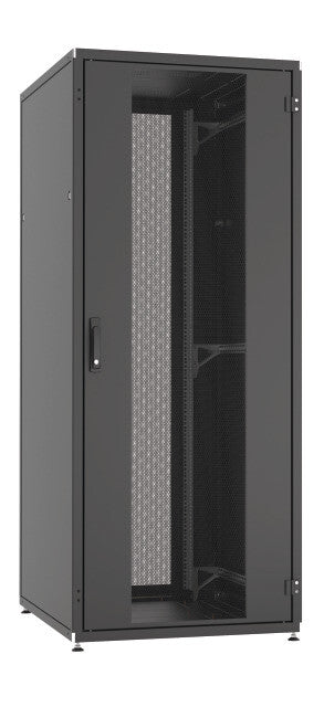 EFB Elektronik PRO-4280TS.P1P2 stativ 42U Fritstående reol Sort