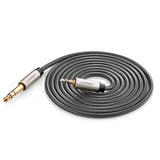 Ugreen 10628 lydkabel 2 m 6.35mm 3.5mm Sort