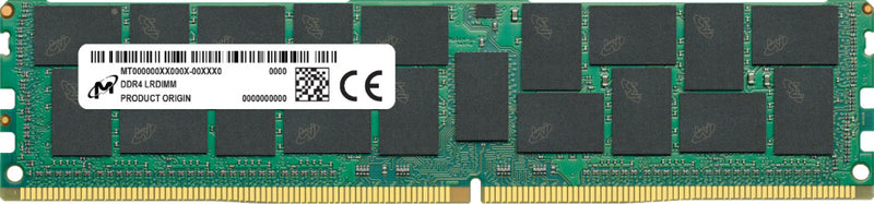 Micron MTA36ASF8G72LZ-3G2R hukommelsesmodul 64 GB 1 x 64 GB DDR4 288-pin DIMM Fejlkorrigerende kode