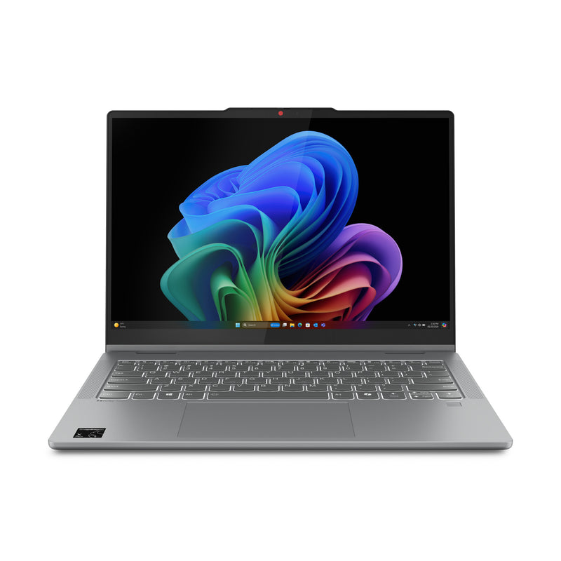 Lenovo IdeaPad 5 2-in-1 14Q8X9 Copilot+ PC Snapdragon X1P-42-100 Hybrid (2-i-1) 35,6 cm (14") Berøringsskærm WUXGA 16 GB LPDDR5x-SDRAM 1 TB SSD Wi-Fi 7 (802.11be) Windows 11 Home Tysk Grå