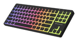 GENESIS Thor 430 TKL Wireless tastatur Spil USB + RF Wireless + Bluetooth QWERTY US engelsk Sort