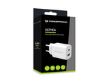 Conceptronic ALTHEA11W oplader til mobil enhed Universel Hvid Vekselstrøm Hurtig opladning Indendørs
