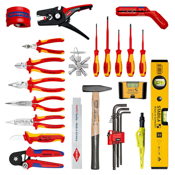 Knipex 00 21 33 E mekaniske værktøjssæt 22 værktøjer