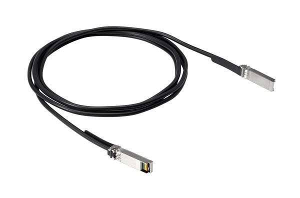 HPE Aruba Networking 50G SFP56 to SFP56 3m Direct Attach Copper Cable InfiniBand og fiberoptisk kabel Sort