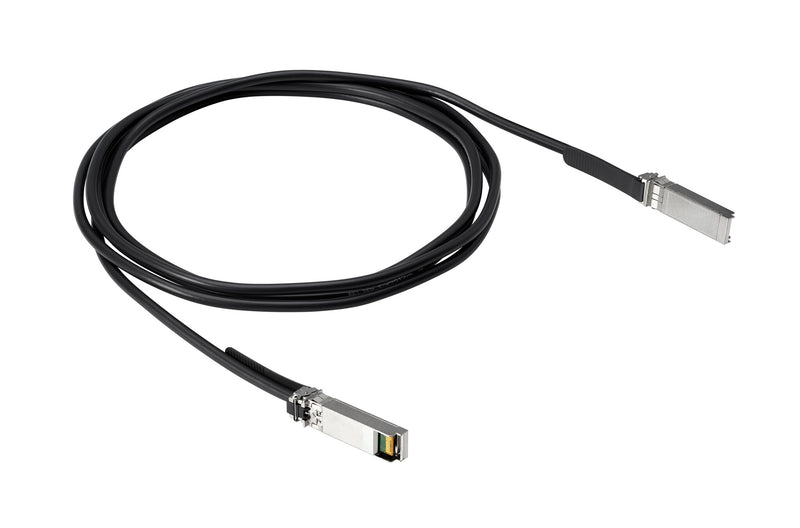 HPE Aruba Networking 50G SFP56 to SFP56 3m Direct Attach Copper Cable InfiniBand og fiberoptisk kabel Sort