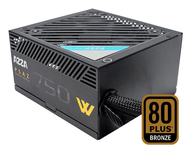 Azza PSAZ-750W enhed til strømforsyning 20+4 pin ATX ATX Sort