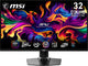 MSI MPG 321URX QD-OLED computerskærm 80 cm (31.5") 3840 x 2160 pixel 4K Ultra HD Sort