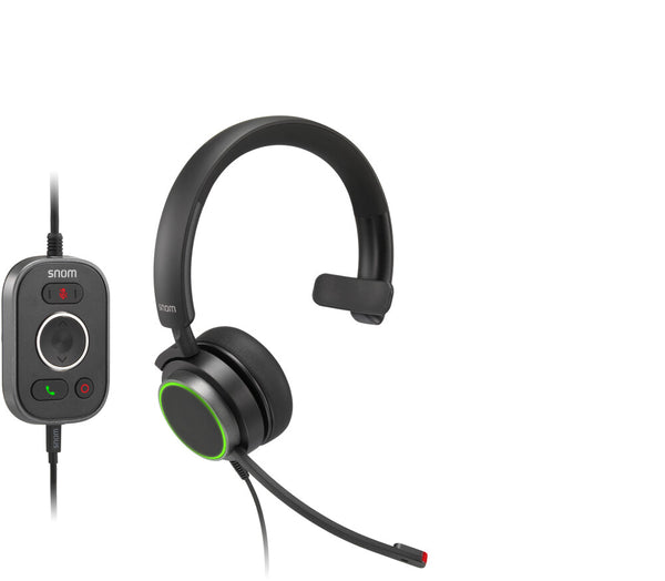 Snom A330M Headset Ledningsført USB Type-A Sort