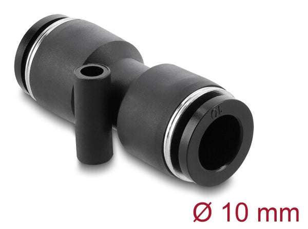 DeLOCK 60744 luftfittings og stik Sort Metal, Plast Indvendigt gevind 1 stk