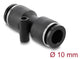 DeLOCK 60744 luftfittings og stik Sort Metal, Plast Indvendigt gevind 1 stk