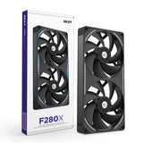 NZXT F280X Computerkabinet Ventilator 14 cm Sort 1 stk