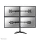 Neomounts NM-D335D4BLACK skærmbeslag og -stativer 68,6 cm (27") Skrivebord Sort