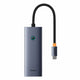 Baseus UltraJoy 5-Port Ledningsført USB 3.2 Gen 1 (3.1 Gen 1) Type-C Grå