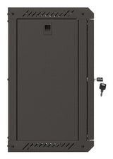 Lanberg WF11-3309-10B stativ 9U Vægmonteret stativ Sort