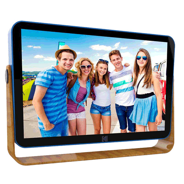 Kodak RWF108 digital fotoramme Træ, Blå 25,4 cm (10") Berøringsskærm Wi-Fi