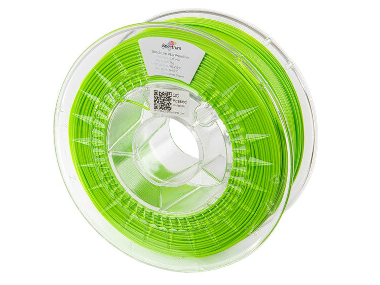 Spectrum Filaments PLA Premium Polymælkesyre (PLA) Lime 1 kg