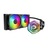 Cooler Master MasterLiquid 240 ATMOS Processor Alt-i-en væskekøler 12 cm Sort