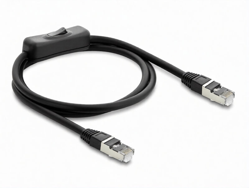 DeLOCK 81562 netværkskabel Sort 1 m Cat6 F/UTP (FTP)
