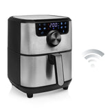 Princess 182037 Enkelt 4,5 L Enkeltstående 1500 W Varmluftsteger Sølv