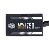 Cooler Master MWE 750 Bronze 230V V2 enhed til strømforsyning 750 W 24-pin ATX ATX Sort