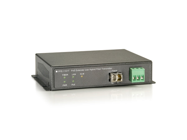 LevelOne PFE-1101T netværk forlænger Netværkssender Sort