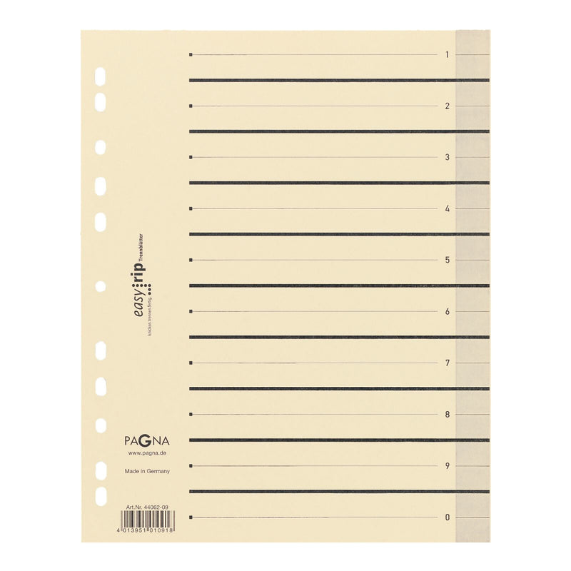 Pagna 44063-09 opdeler Pap Beige 100 stk