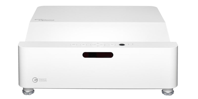Optoma ZH430UST Ultrakort projektor med kort projiceringsafstand 4000 ANSI lumens DLP 1080p (1920x1080) 3D Hvid