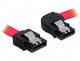 DeLOCK SATA 30cm SATA-kabel 0,3 m Rød