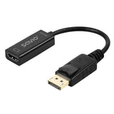 Savio AK-62 videokabel adapter 0,2 m DisplayPort HDMI Sort