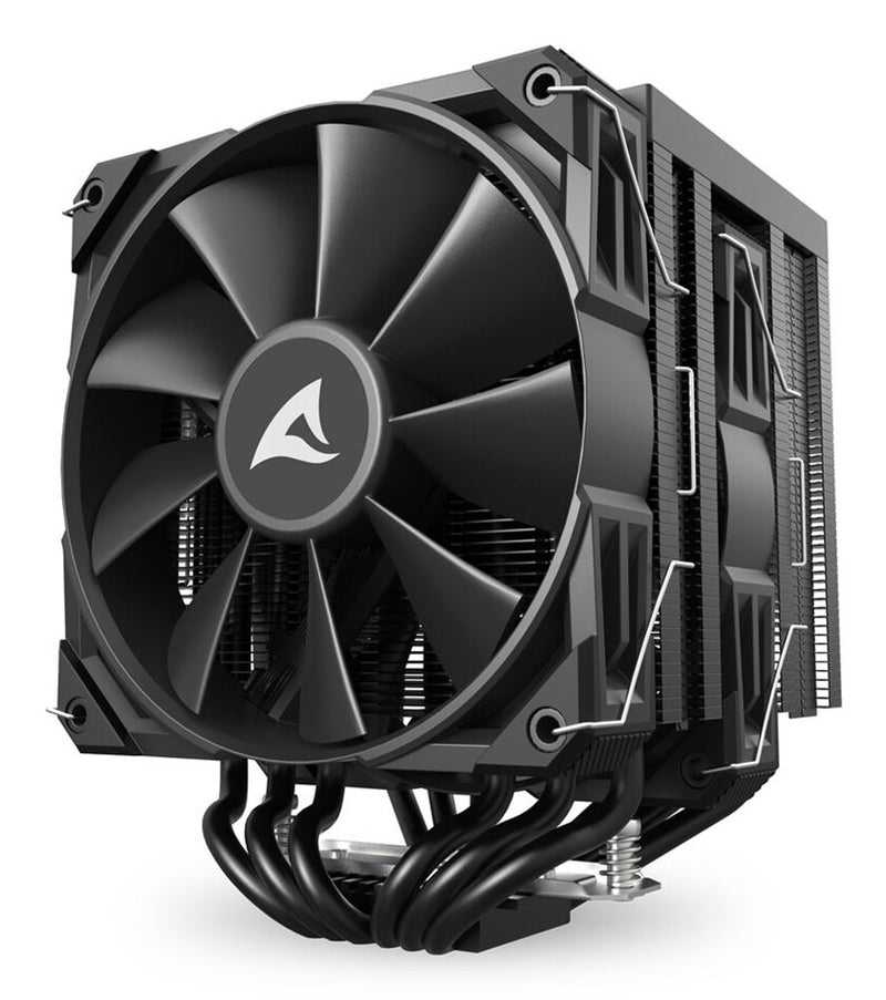Sharkoon A60 Processor Luftkøler 12 cm Sort 1 stk